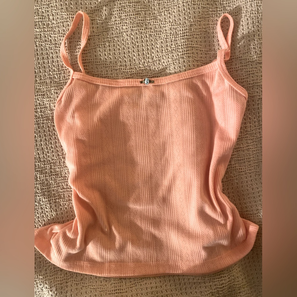 NWOT dainty little pink tank top